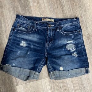 BKE denim shorts